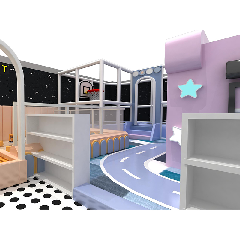 Equipo grande de parque infantil interior para niños en parque de atracciones comercial - Product Image