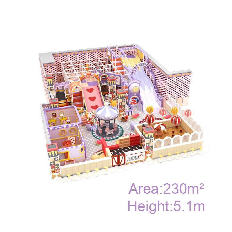 Parque de juegos interior comercial personalizado con temática, pelotas de espuma blanda y casa de juego blanda para niños