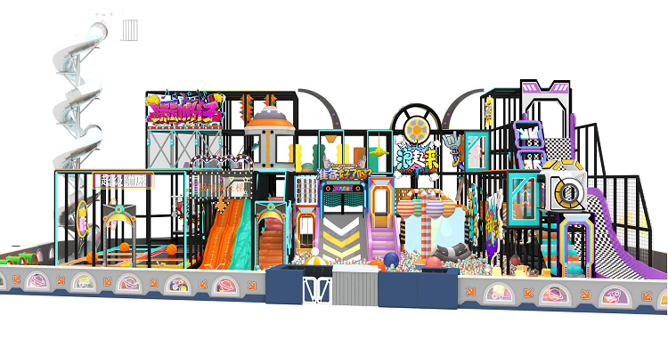 Equipo comercial para parque infantil interior de bosque para niños - Product Image