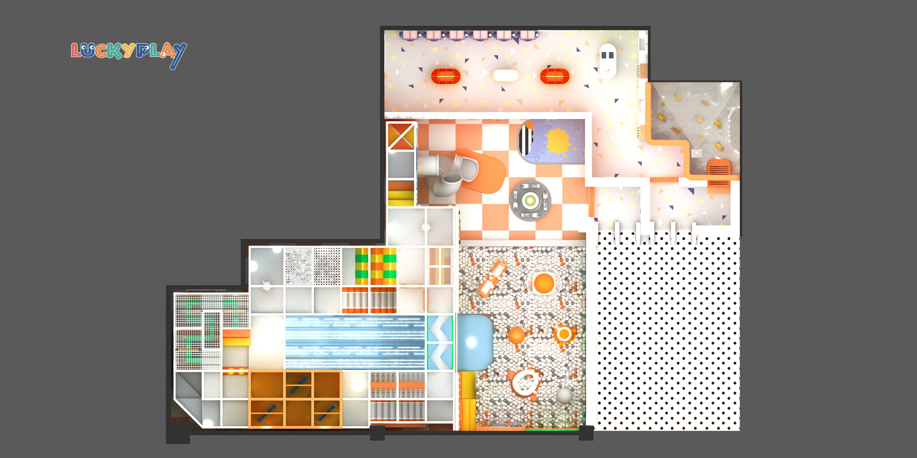 Parque infantil interior comercial para centro comercial, zona de juego blanda interior y casita para niños con precio de fábrica - Product Image