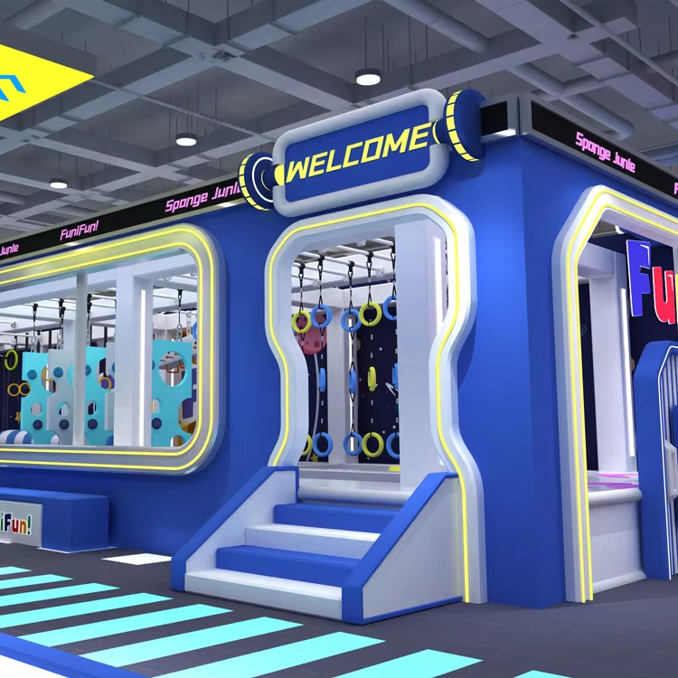 Equipamiento comercial infantil personalizado de entretenimiento interior, gran parque infantil interior para centro comercial