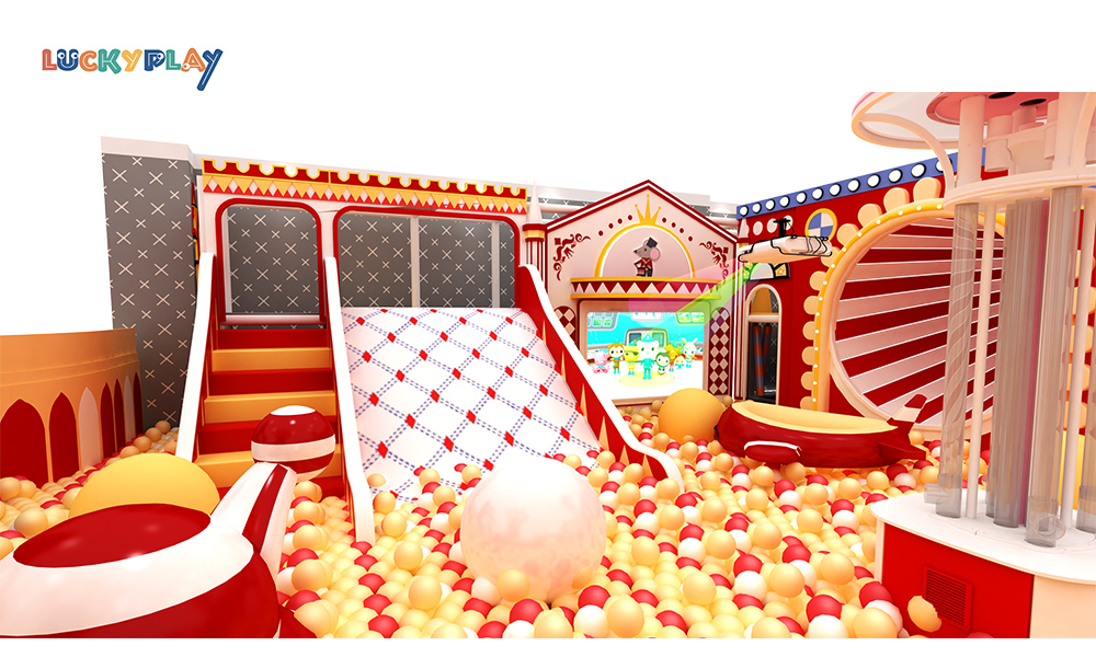 Parque infantil interior de carnaval personalizado para niños pequeños con juegos blandos - Product Image