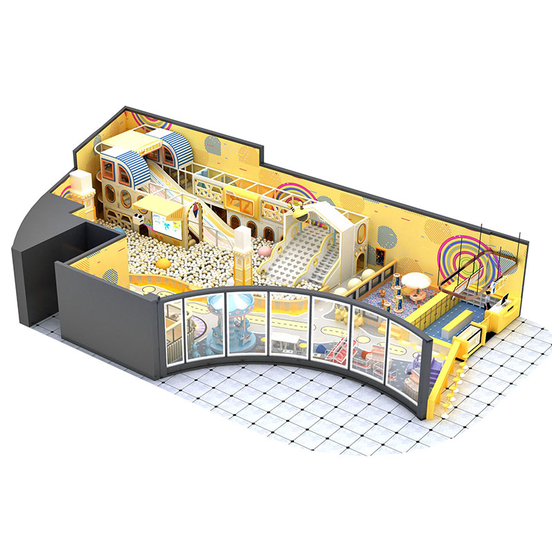 Parque infantil interior para niños estilo IP personalizado con juego blando y carrusel - Product Image