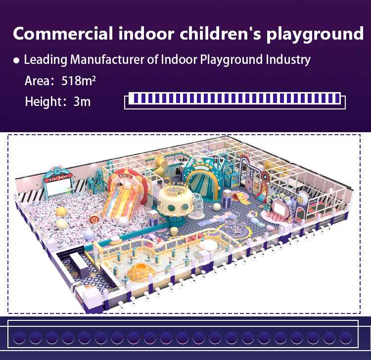 Equipo comercial de parque infantil interior totalmente personalizable para fiestas familiares y centros de juego en venta - Product Image