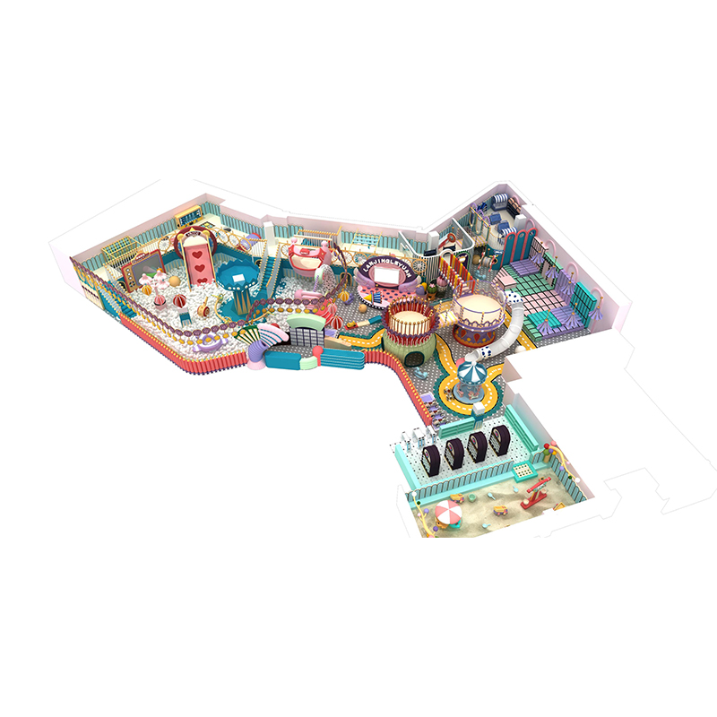 Juegos infantiles blandos Naughty Castle para parque interior en venta