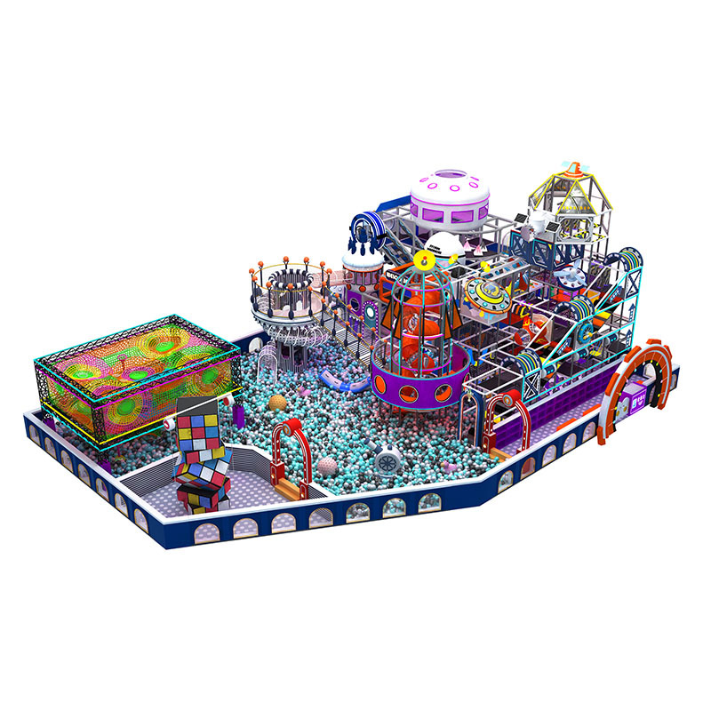 Equipo de juegos para parque de atracciones en oferta, zona infantil de centro comercial, parque infantil interior para niños - Product Image