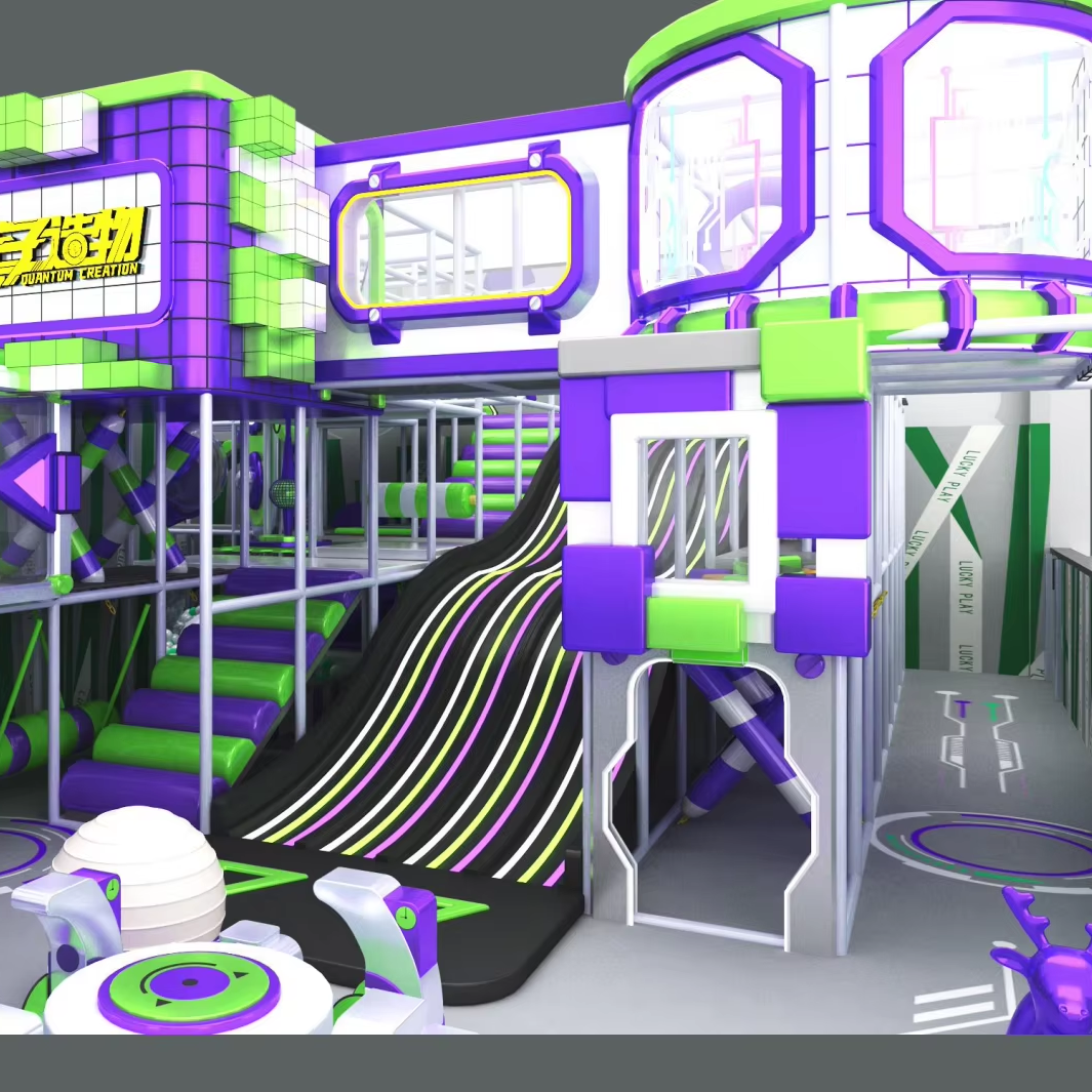 Centro de juegos infantil pequeño de interior en oferta con conjuntos de equipo blando para parque de juegos interior y piscinas de bolas para niños
