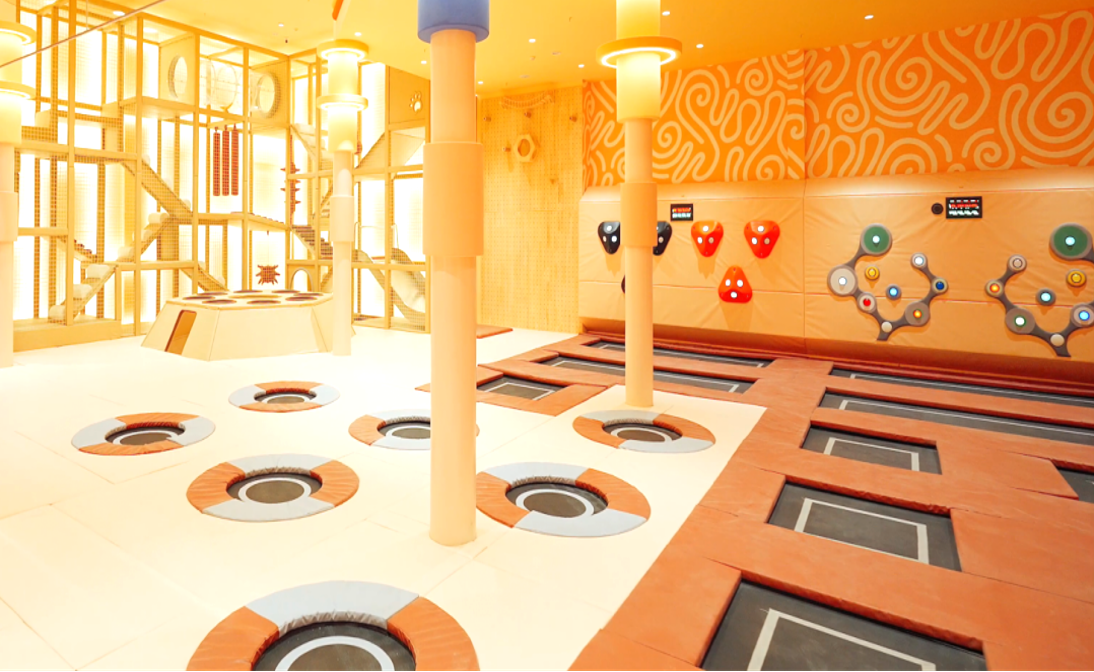 Parque infantil interior para niños con tema de panal, diseño creativo, centro de juegos multiactividad y juego blando de alta calidad - Product Image