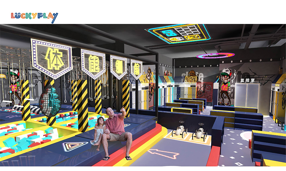 Gran parque infantil de aventuras de juego blando para centro comercial, parque interior para niños, castillo inflable, casa burbuja de plástico para uso comercial - Product Image