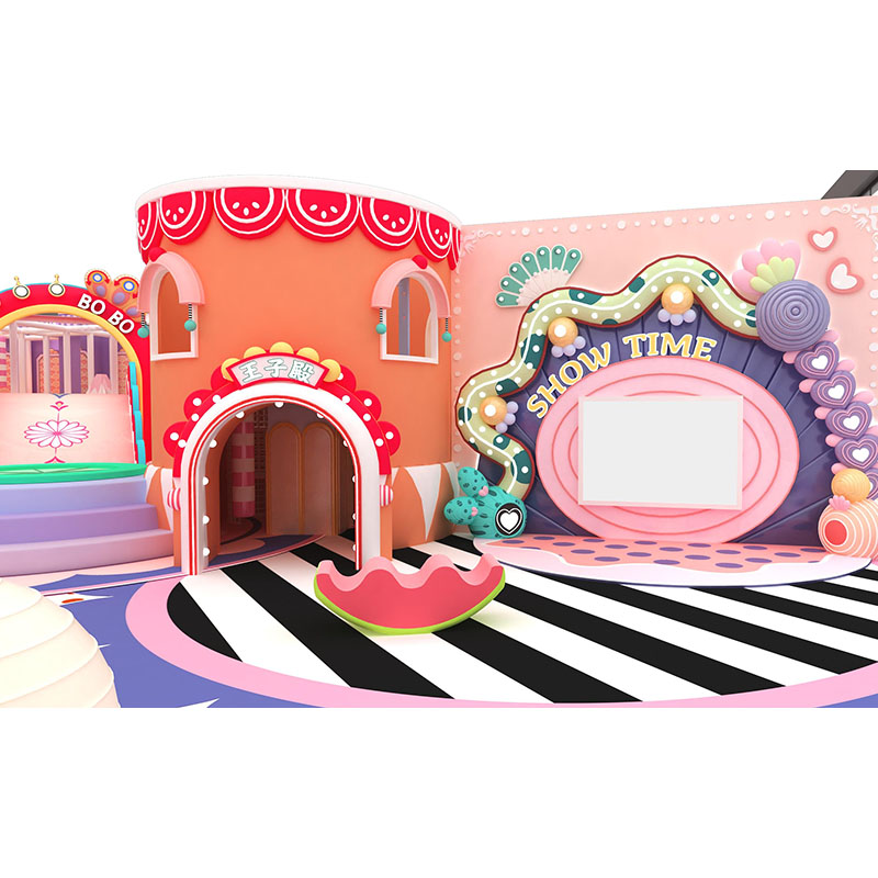Estilo Morandi con diseño de moda, parque de diversiones de juego blando para niños y parque infantil interior - Product Image