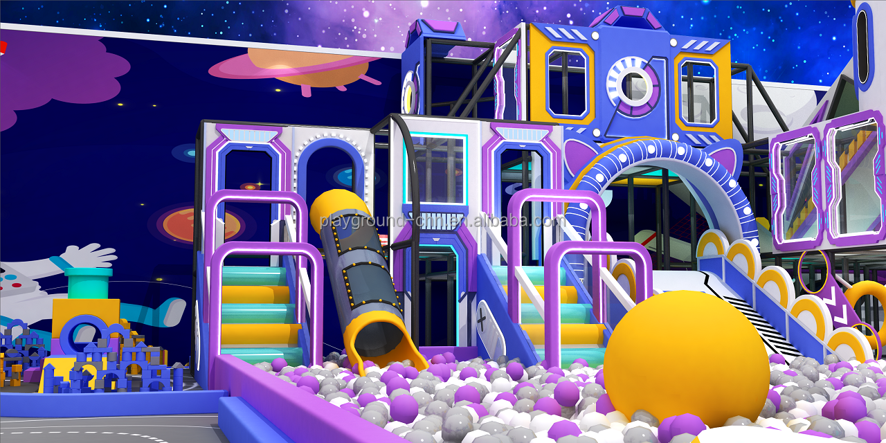 Parque de trampolines interior certificado con temática Mario muy atractivo y demandado en venta - Product Image