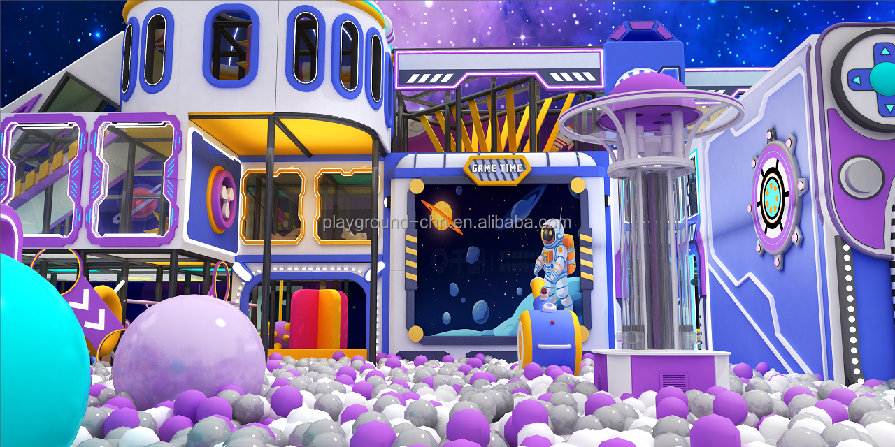 Parque de trampolines interior certificado con temática Mario muy atractivo y demandado en venta - Product Image
