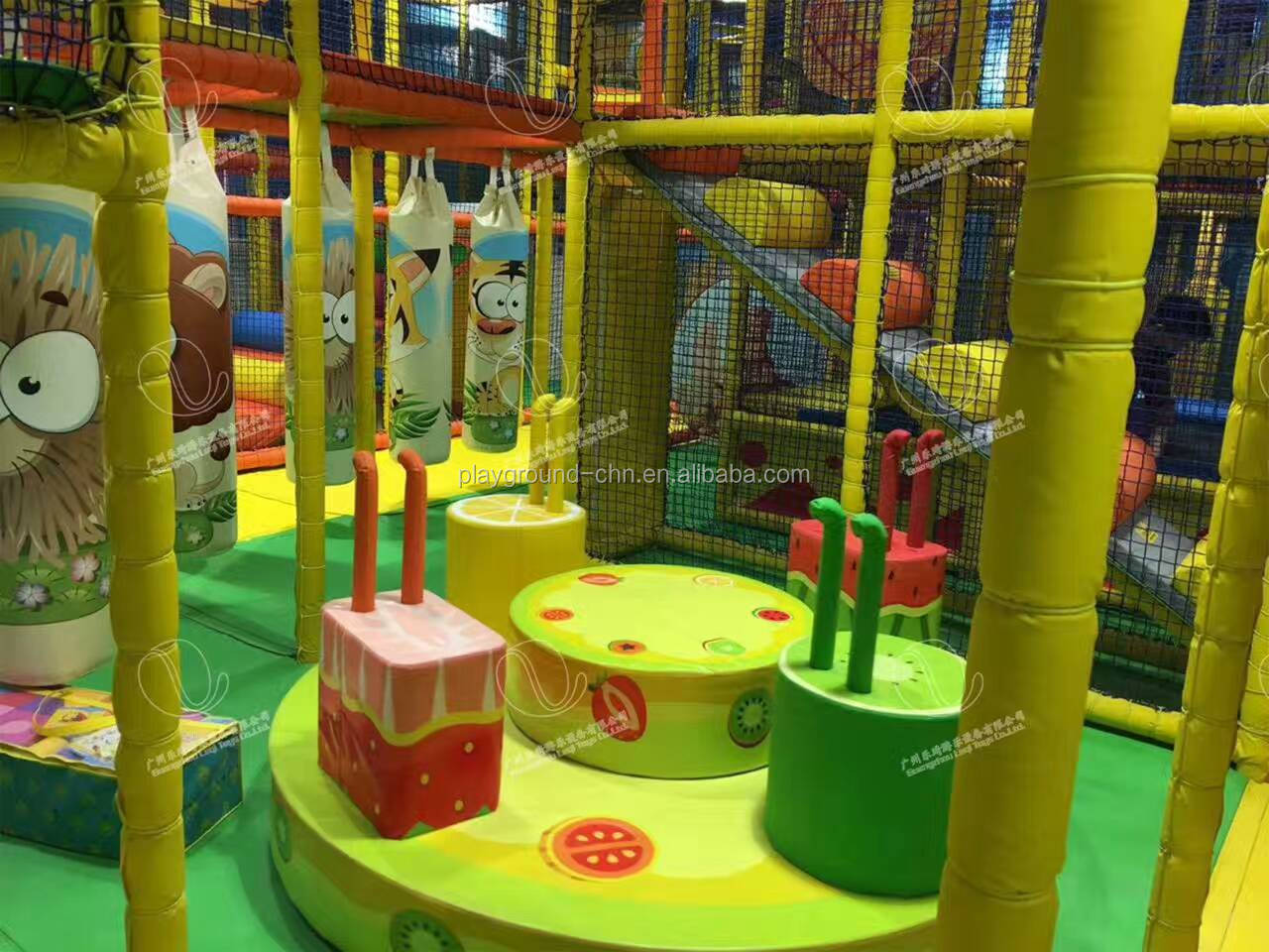 Nuevo diseño de parque blando interior con tema de bosque y jungla para niños - Product Image