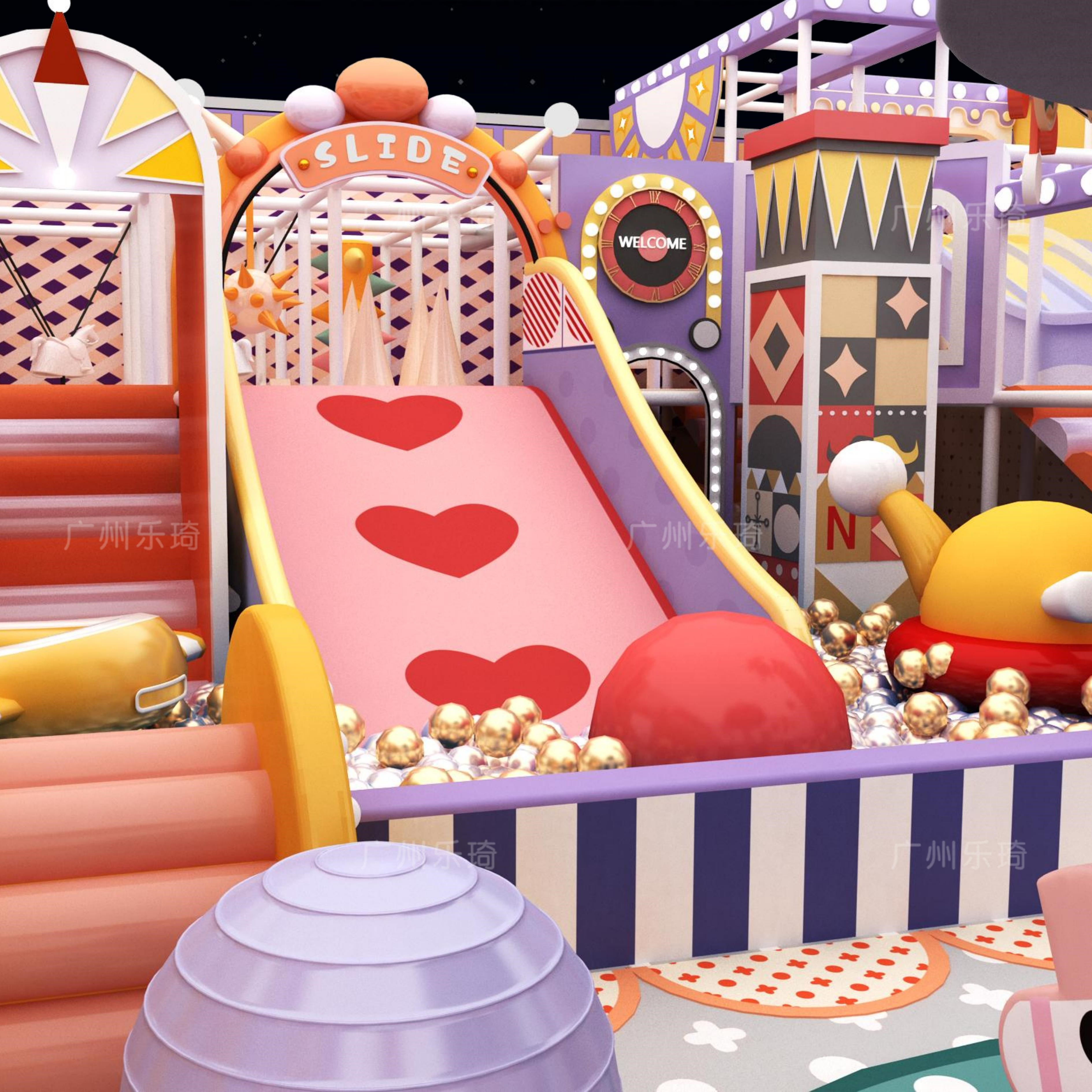 Equipo comercial premium de parque infantil interior con set de juego suave personalizado para centros infantiles
