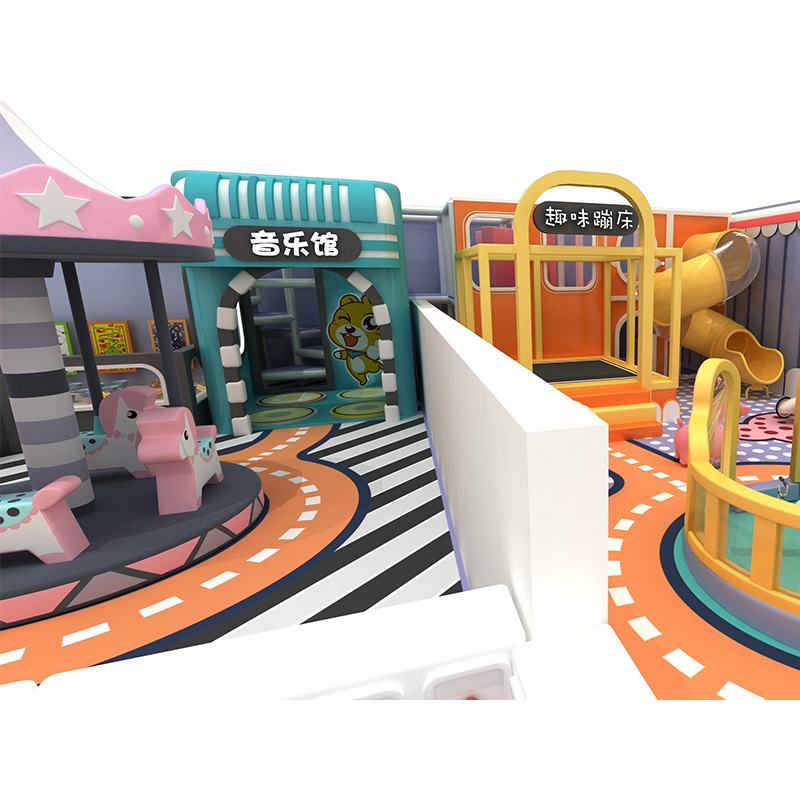 Conjunto de equipo de juego blando para parque de atracciones interior moderno y emocionante - Product Image