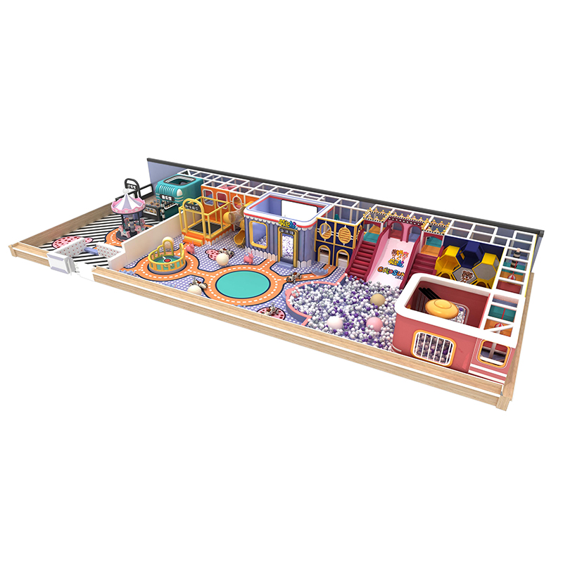Conjunto de equipo de juego blando para parque de atracciones interior moderno y emocionante - Product Image