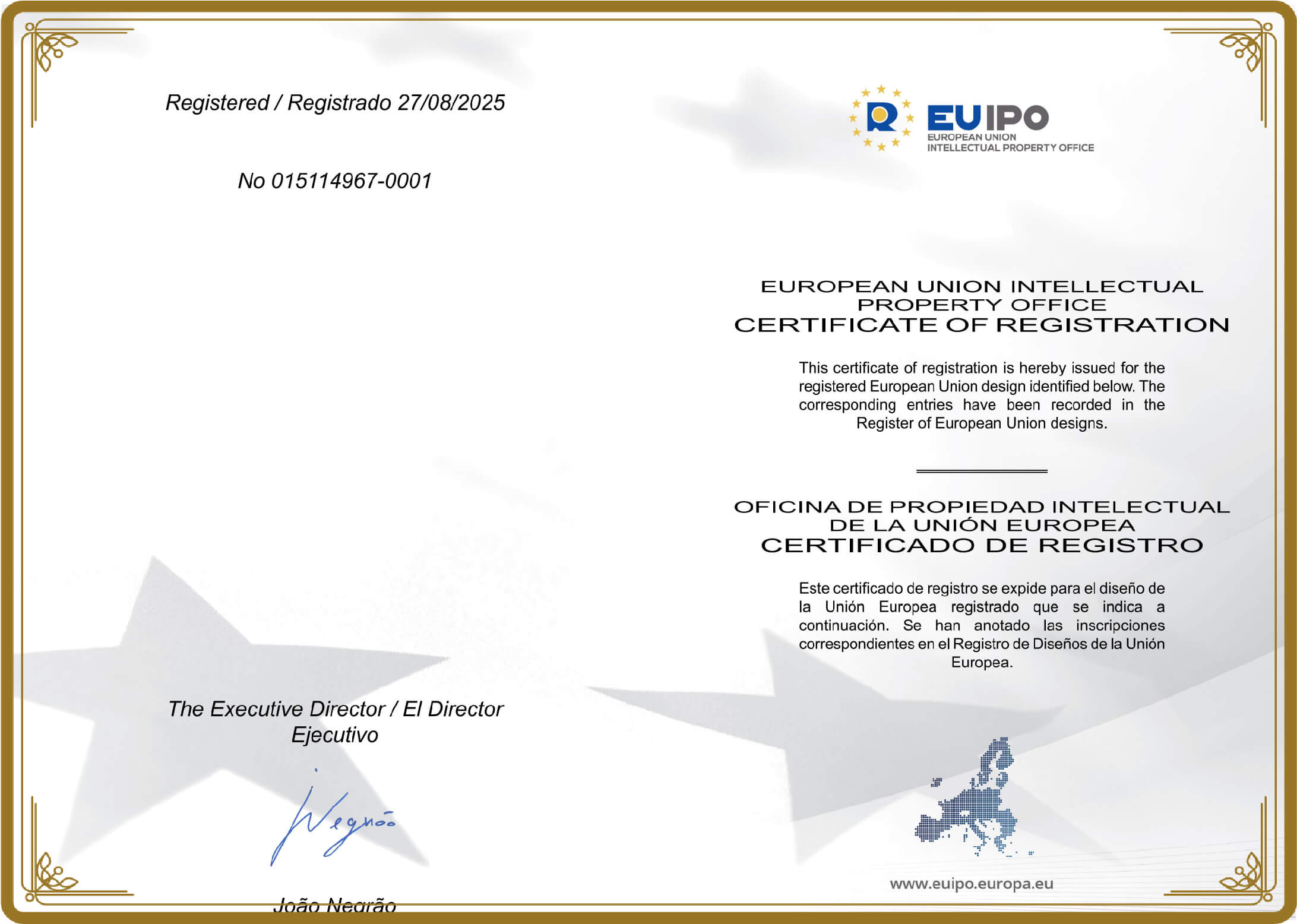 EU Soft-Play Design Registration