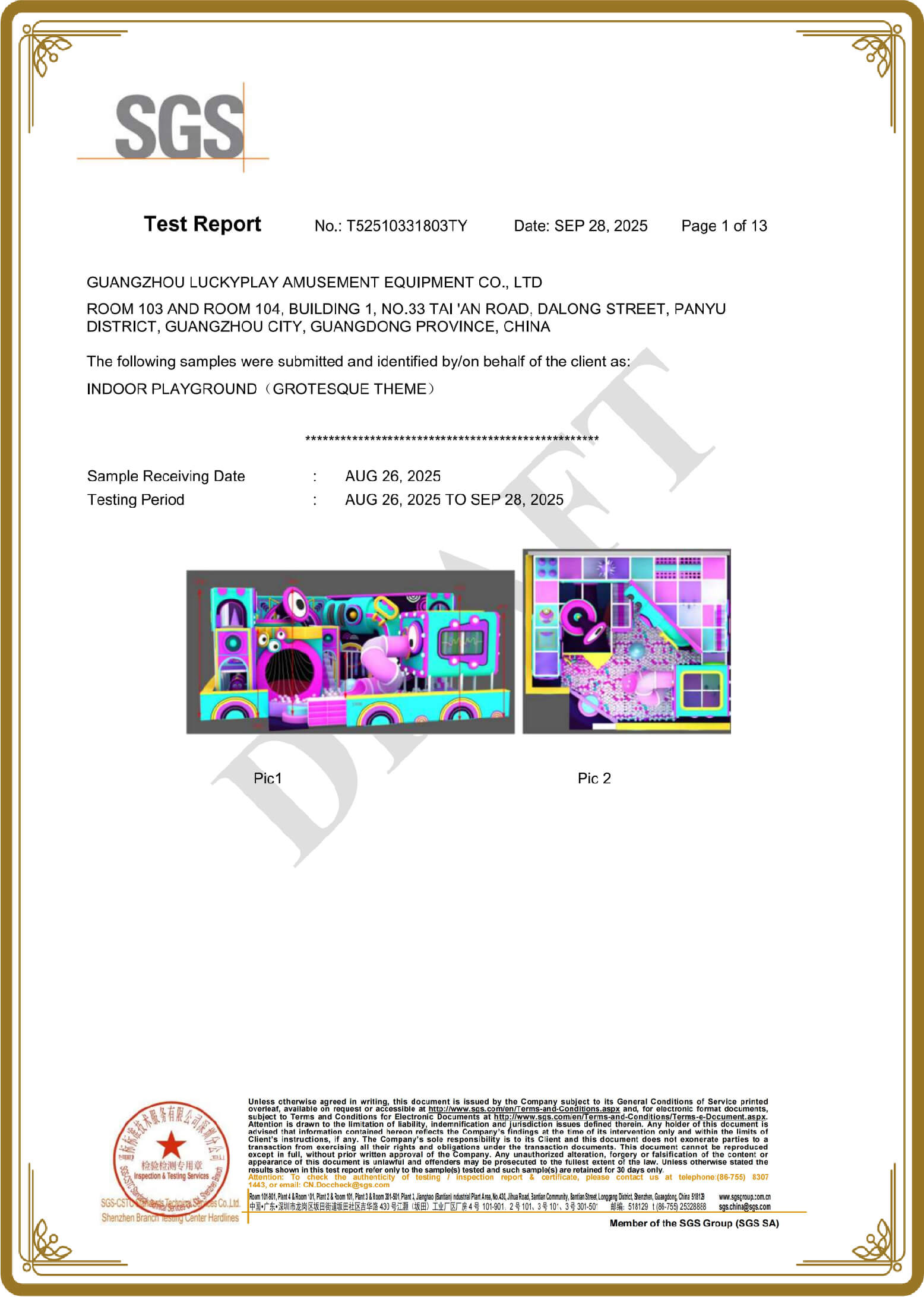 SGS Report T52510331803TY (2025-09-28)