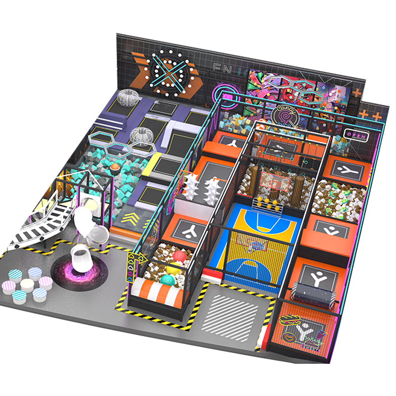 Proyecto rentable y atractivo de juegos interiores con material certificado y equipo de paraíso de juegos en venta