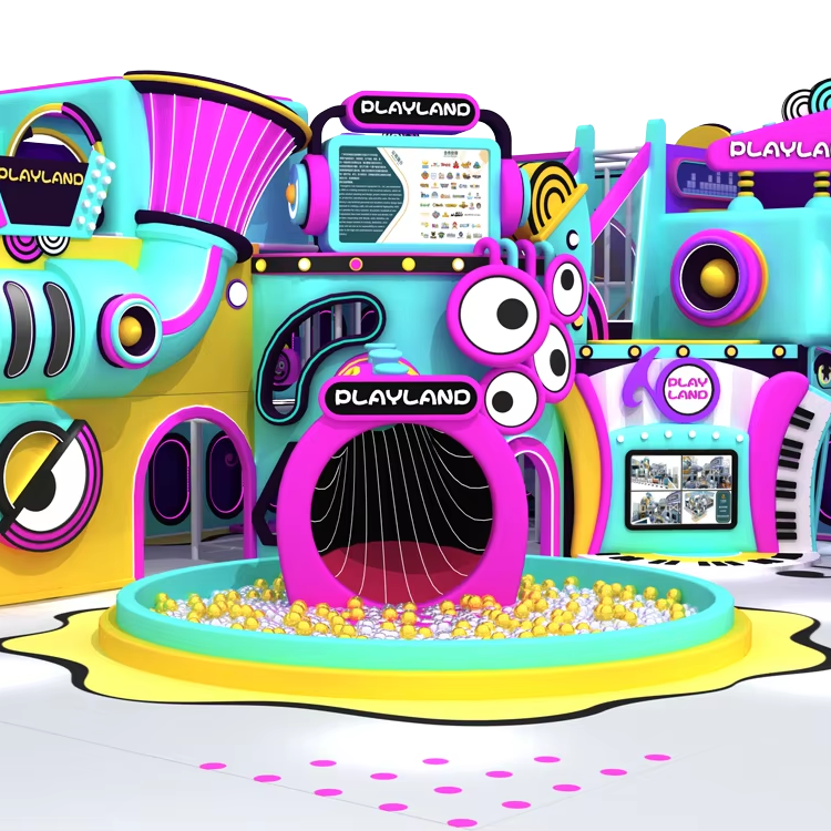 Soft Play Indoor Playground Equipment Decoration Wired Music Park Theme Commercial Playground