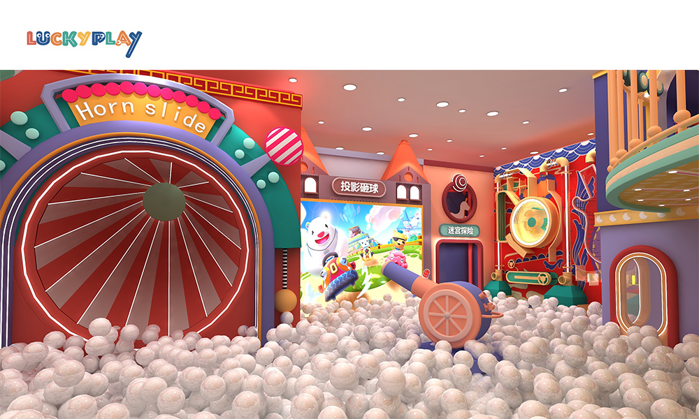 Attractive Family Weekend Play Area Kids Indoor Playground Plastic Maze Slide Commercial Use Customized Size Sale - Product Image