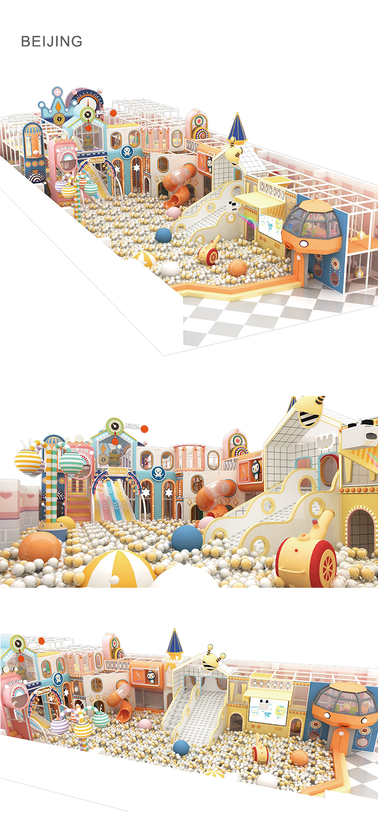 Attractive New 3rd Generation Family Entertainment Physical Activity Indoor Playground for Sale - Product Image