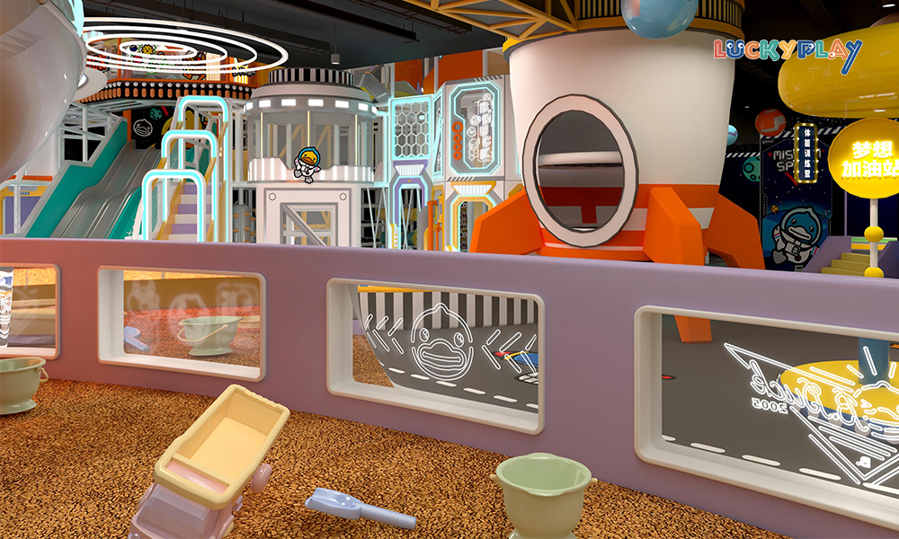 Big Commercial Shopping Mall Center Play Area Space Indoor Playground Children's Soft Play for Kids - Product Image