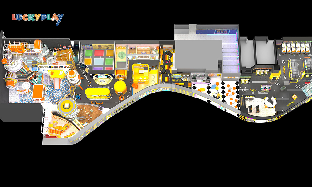 Big Commercial Shopping Mall Center Play Area Space Indoor Playground Children's Soft Play for Kids - Product Image