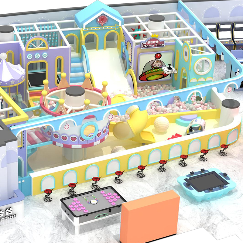 Business Plan Soft Modular Playground Slide Indoor Playground Mobile Amusement Park - Product Image