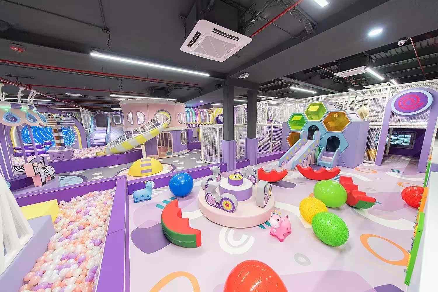 Candy Theme Indoor Play Ground Kids Indoor Playground Equipment High Altitude - Product Image