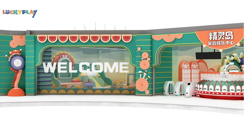 Children Indoor Playground Jungle Theme Plastic Treehouse Design Colorful Slides and Imaginative Play Elements Commercial Use - Product Image