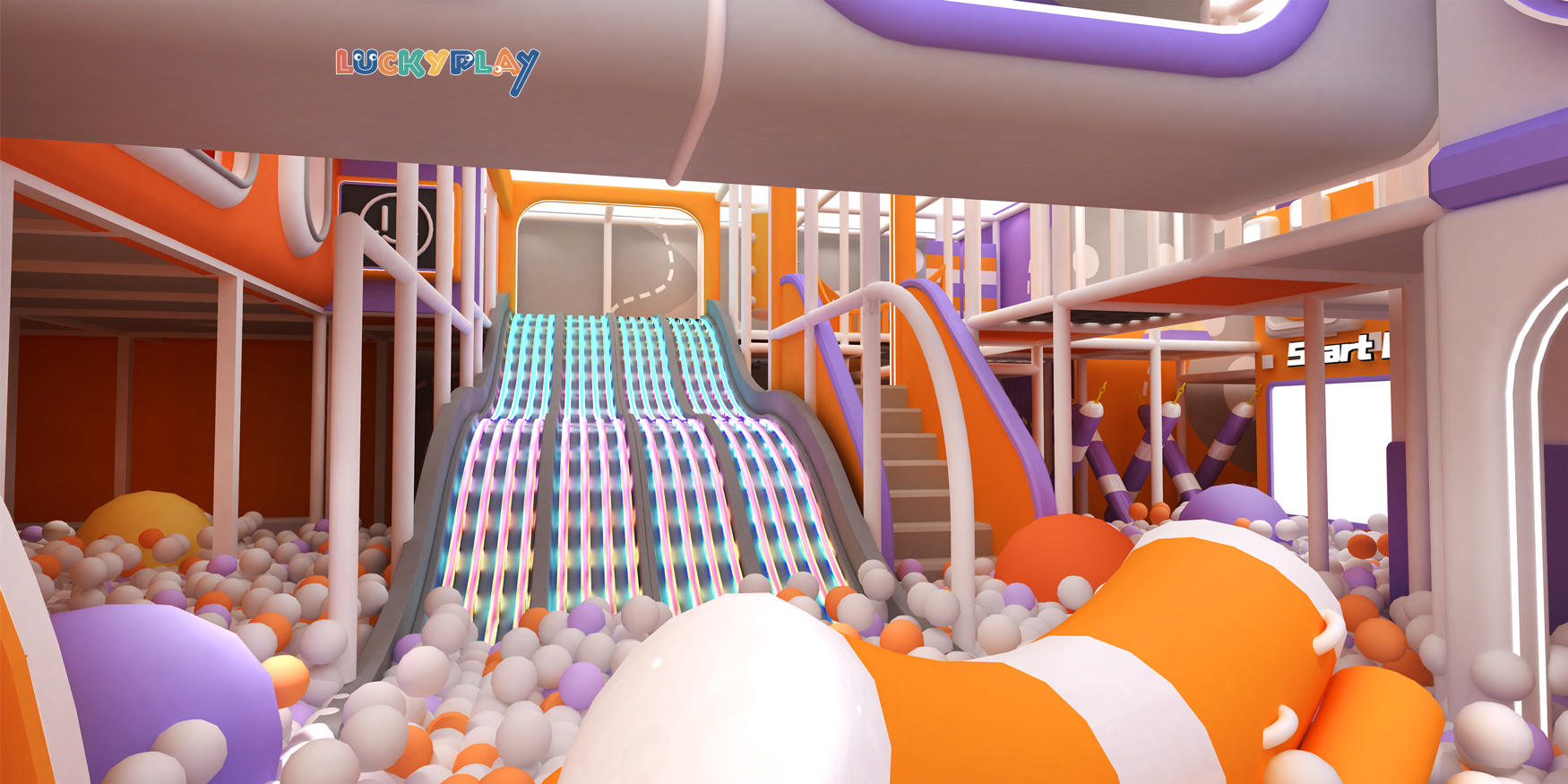 Children Indoor Playground With Funny Cute Theme Creative Design and Safe Soft Play Equipment - Product Image