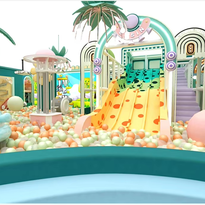 Children Play Center Indoor Soft Play Equipment Forest Themed Commercial Indoor Kids Playground for Sale