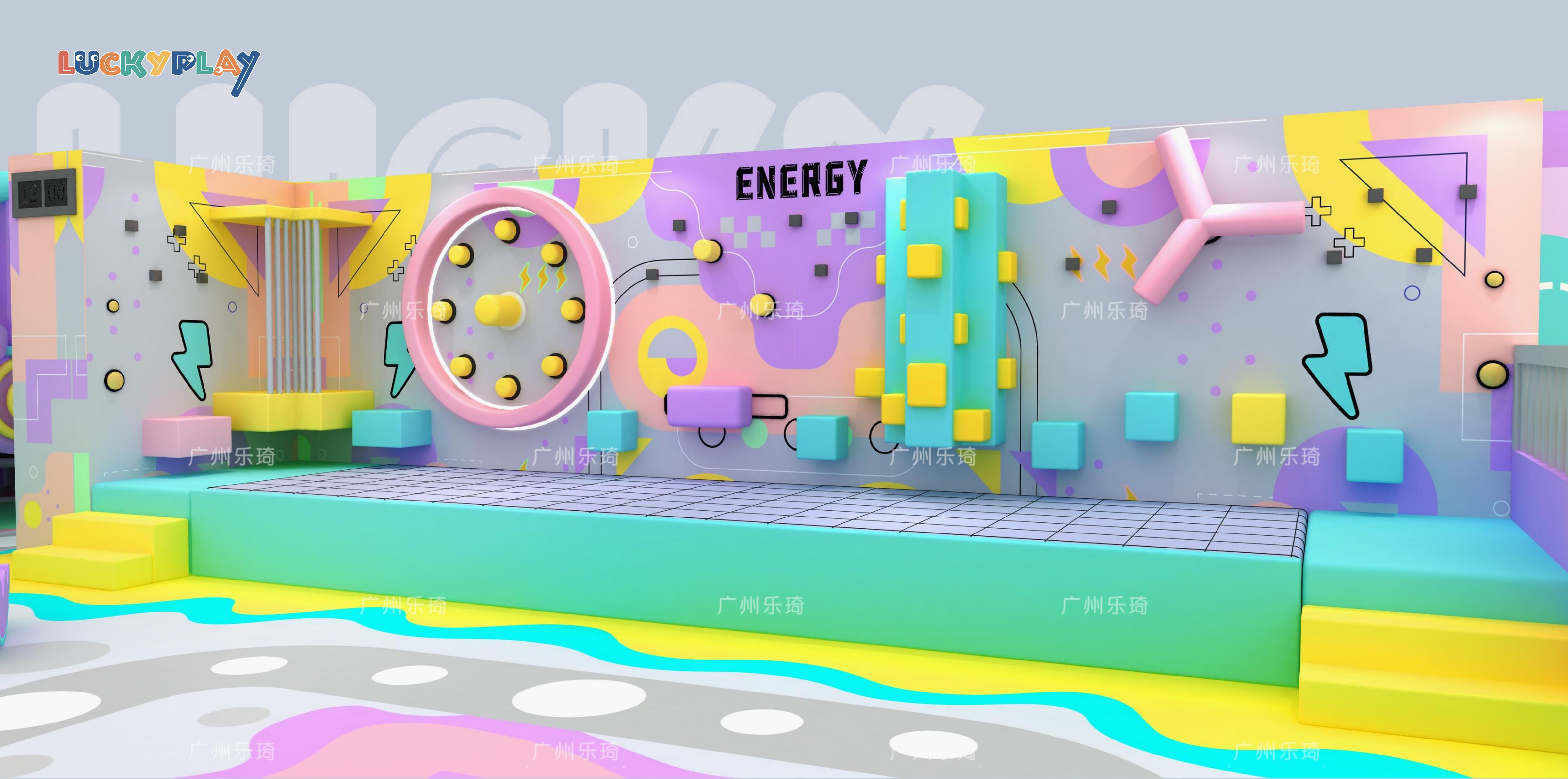 Colorful Modern New Design Indoor Playground Equipment Commercial Kids Play Structure for Entertainment Business - Product Image