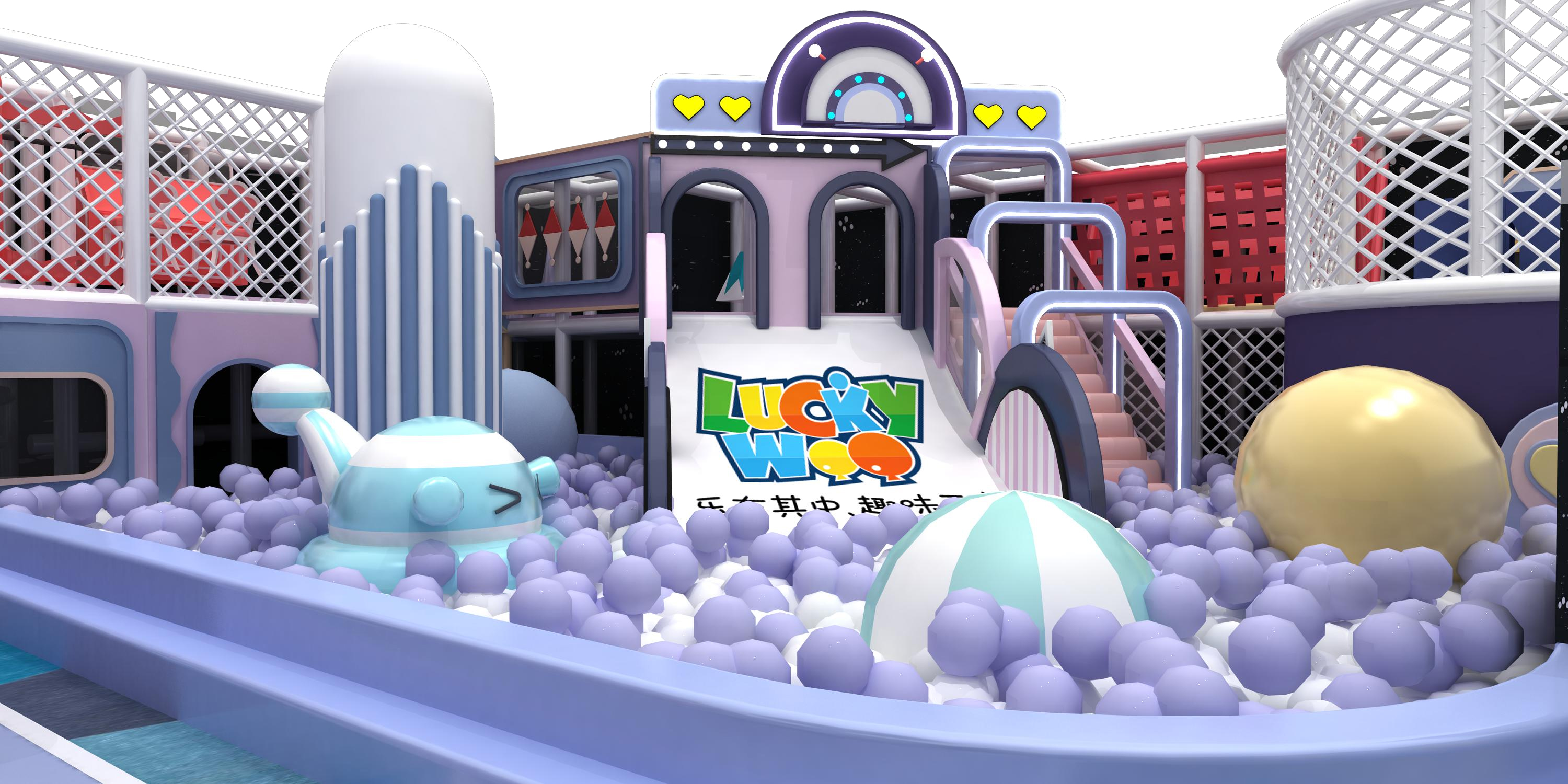 Commercial Amusement Park Kids Play House Large Indoor Playground Equipment - Product Image