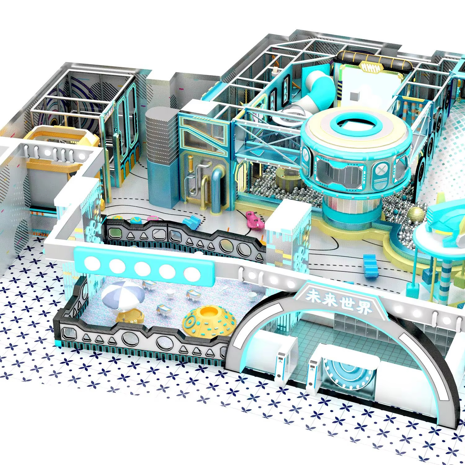 Commercial Customized Indoor Playground Equipment Kids Soft Play Game Set with One Stop Solution Made of Durable Plastic