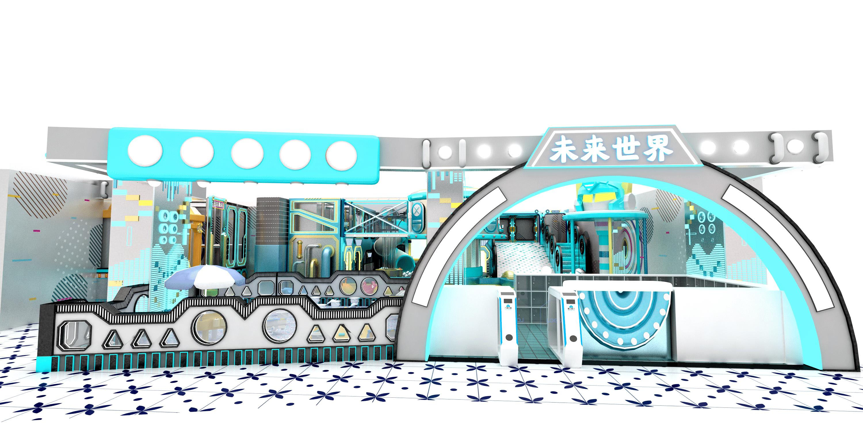 Commercial Customized Indoor Playground Equipment Kids Soft Play Game Set with One Stop Solution Made of Durable Plastic - Product Image
