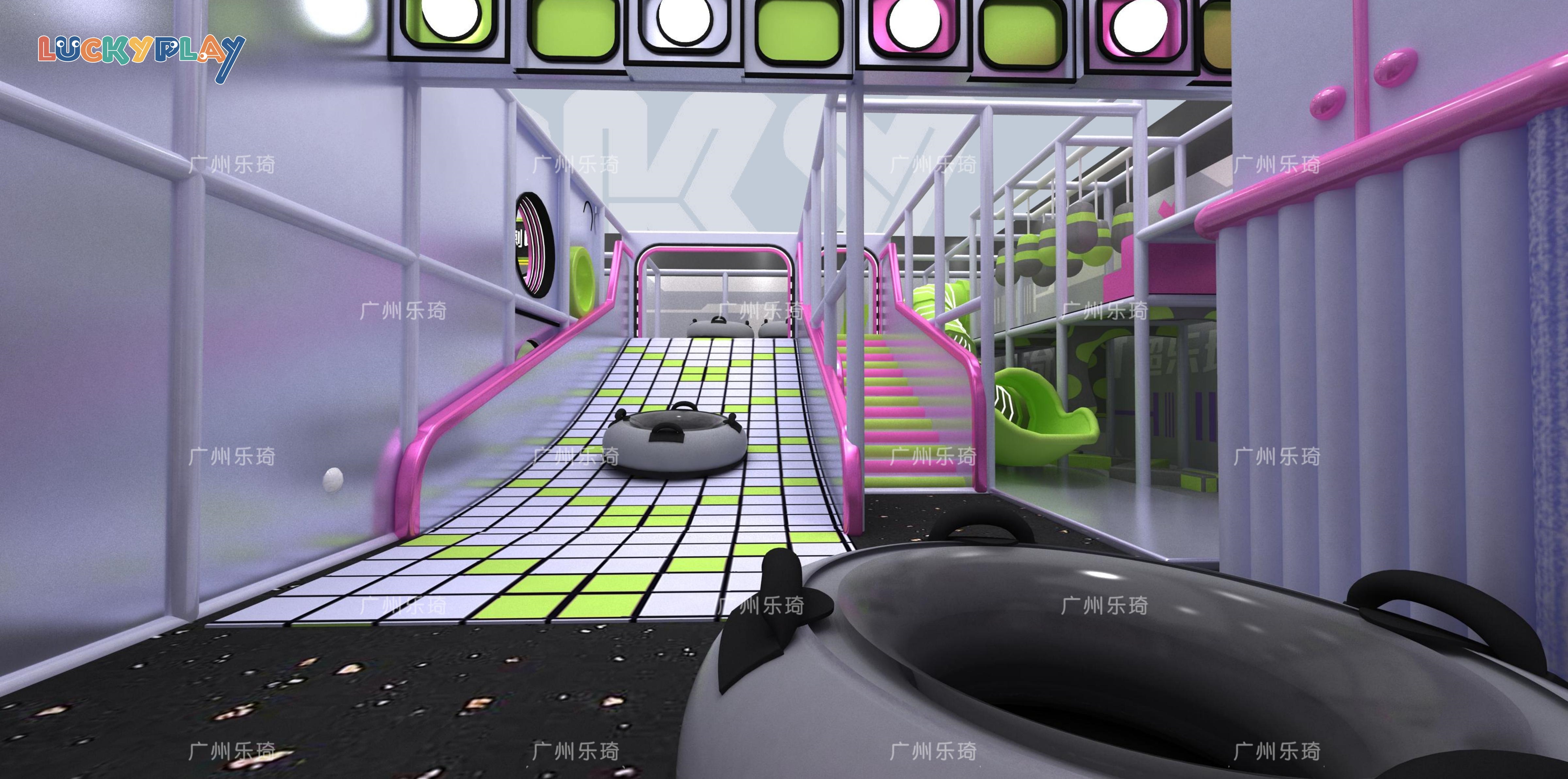 Commercial Indoor Kids Playground Trampoline Park Children Play Super Runrio Indoor Playground Ninja Course for Kids - Product Image