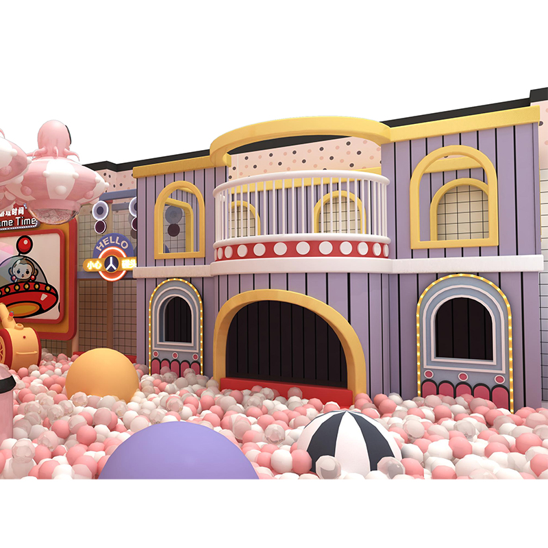 Commercial Indoor Playground Equipment Kids Soft Play Equipment Rainbow Slide for Sale - Product Image