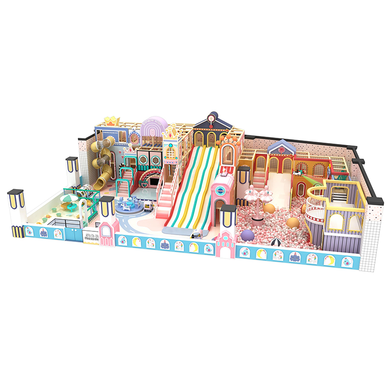Commercial Indoor Playground Equipment Kids Soft Play Equipment Rainbow Slide for Sale - Product Image