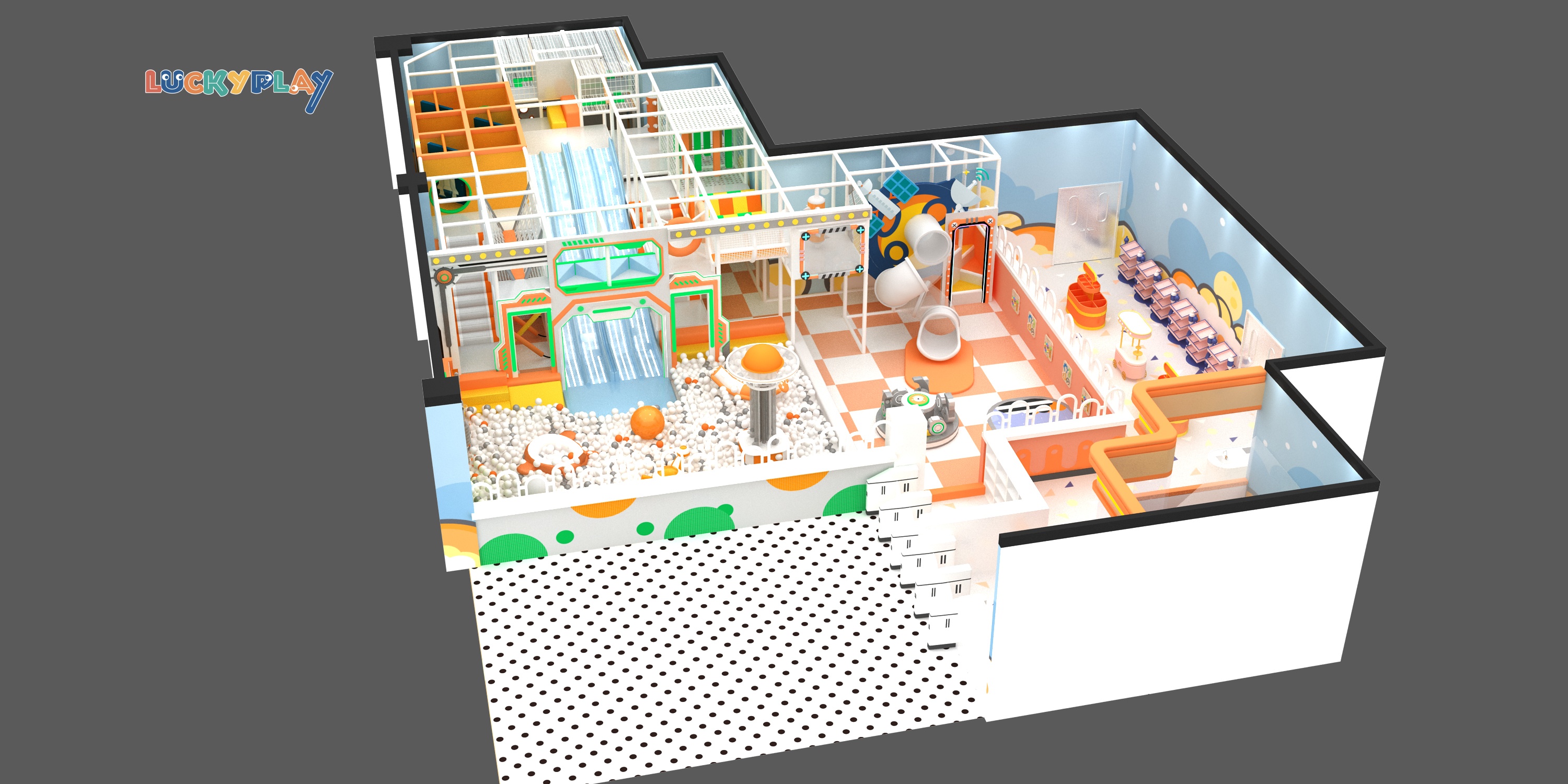 Commercial Indoor Playground Shopping Mall Indoor Soft Playground Kids Playhouse with Factory Price - Product Image