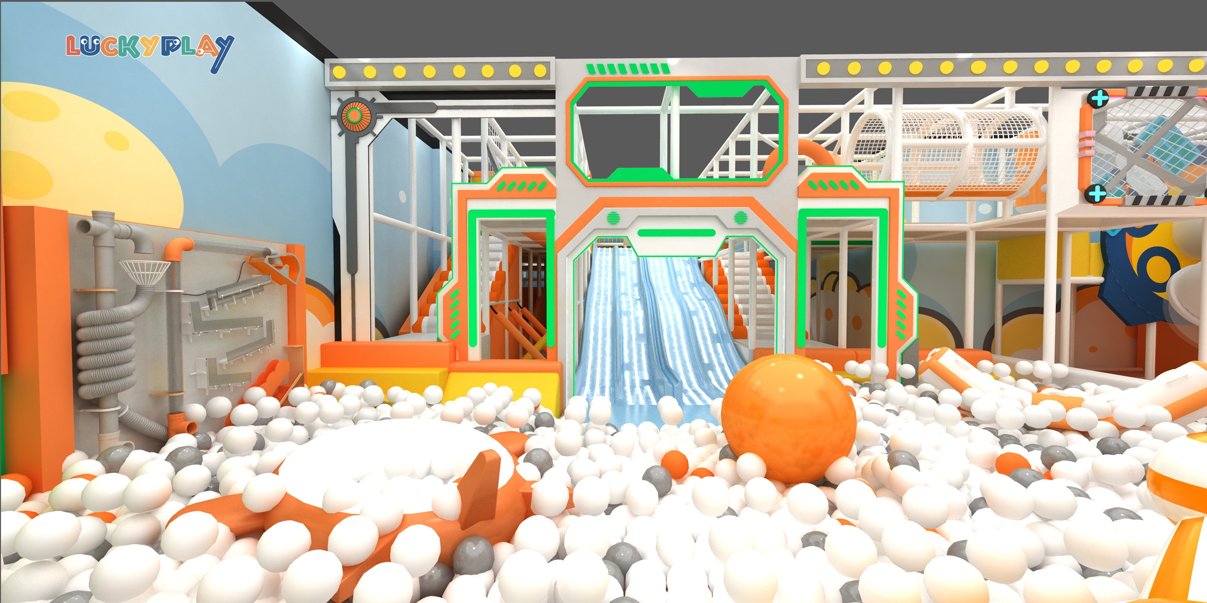 Commercial Indoor Playground Shopping Mall Indoor Soft Playground Kids Playhouse with Factory Price - Product Image