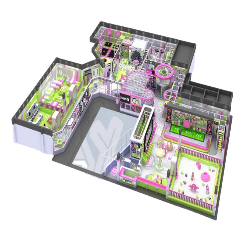 Commercial Indoor Playground Soft Play Equipment Adventure Game Zone Theme Park Playground for Kids Entertainment Center