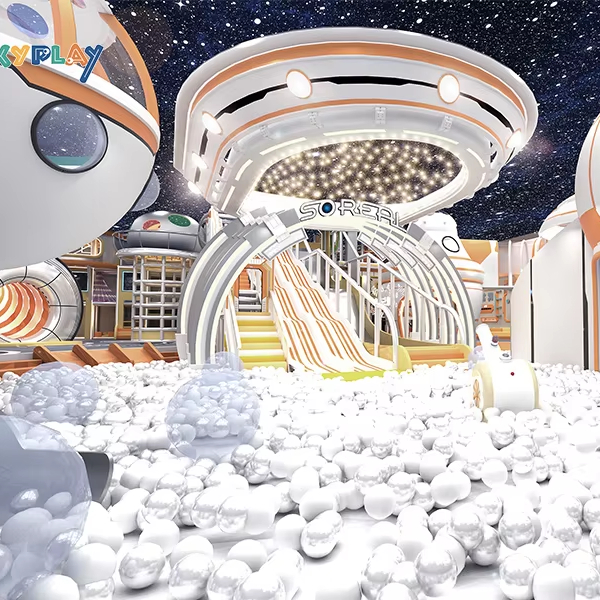 Commercial Profitable Attractive Plastic Indoor Playground with Customized Size and High Capacity