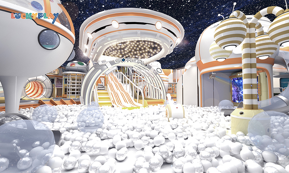 Commercial Profitable Attractive Plastic Indoor Playground with Customized Size and High Capacity - Product Image