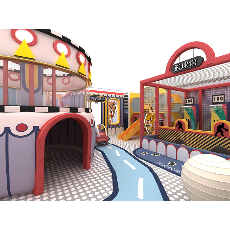 Commercial Soft Play Ball Pit Soft Play Area Gym Indoor Kids Playground Toddler Soft Play with Slide - Product Image