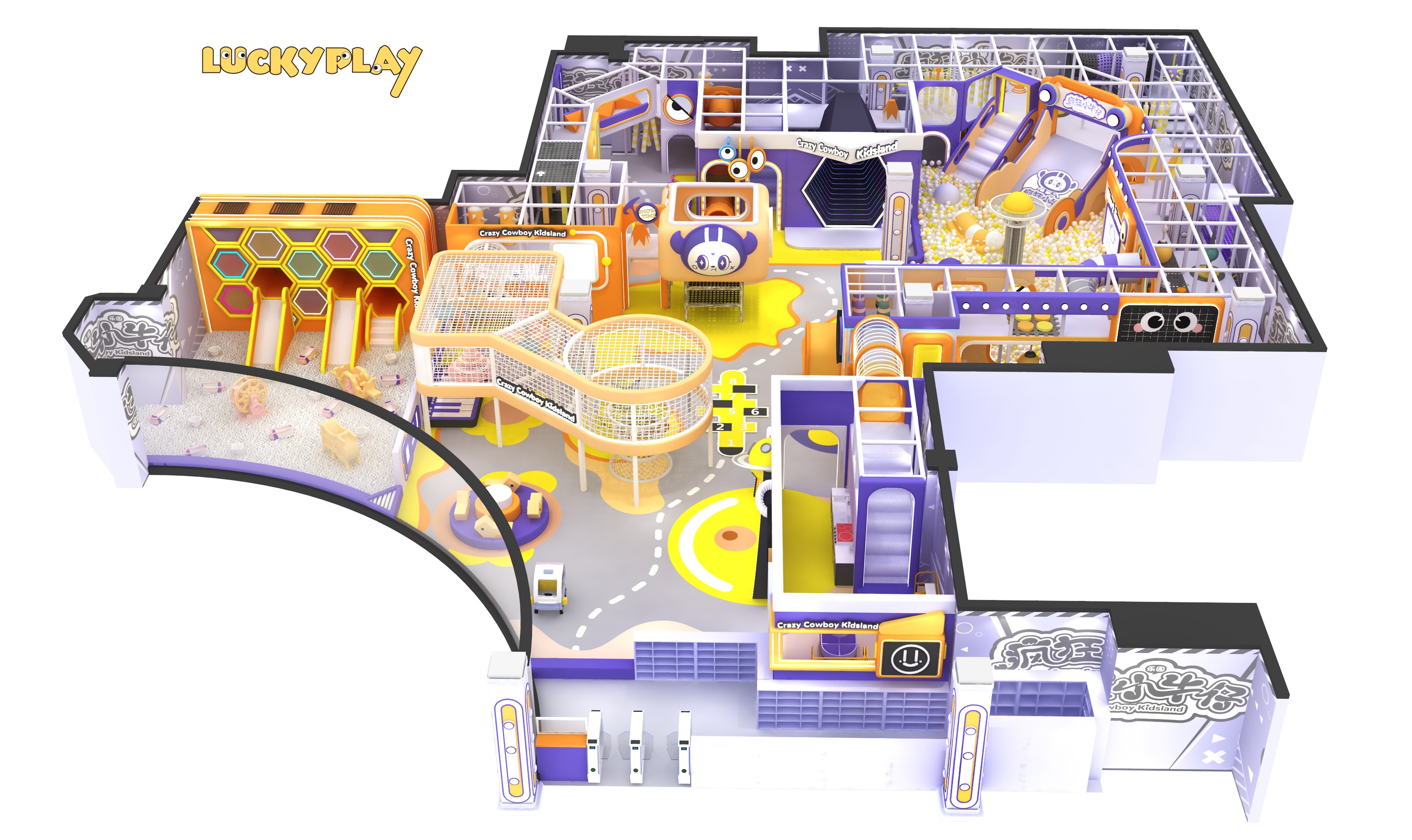 Custom Commercial Indoor Playground for Toddlers with Foam & Plastic Soft Play Ball Pool Mini Slides and Interactive Play Zones - Product Image