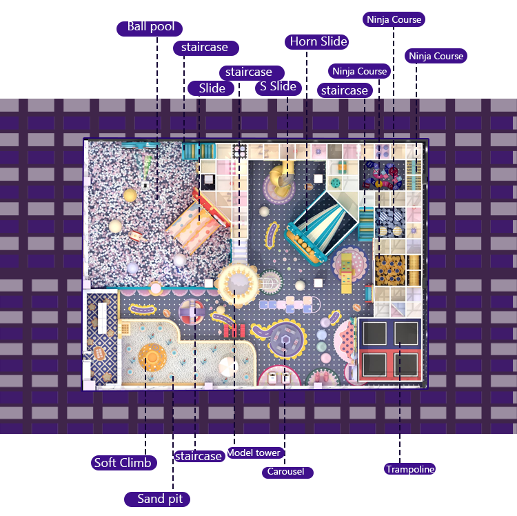 Fully Customizable Commercial Indoor Playground Equipment for Family Parties and Play Centers up for Sale - Product Image