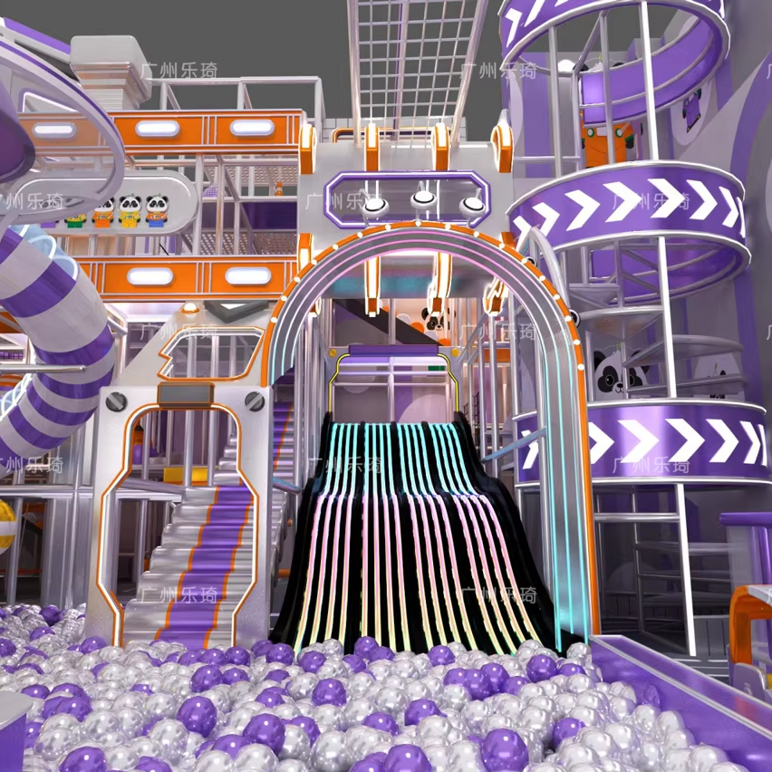 High Quality Custom Commercial Indoor Playground High Rope Mazes Soft Play Adventure Zone for Kids