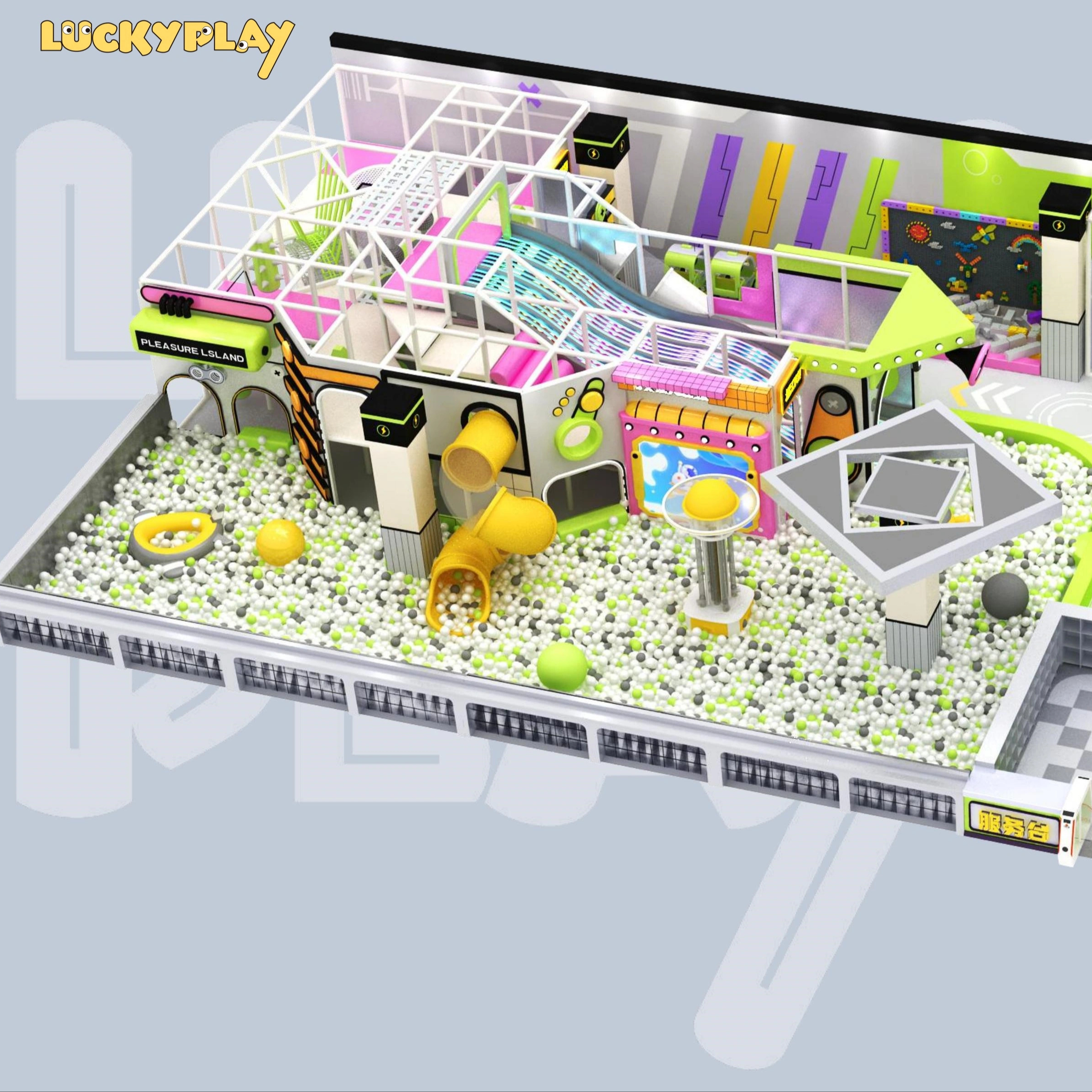Indoor Playground Play House Kids Experience Role Play Kitchen Toy Set Playground Indoor Equipment Sets for Children